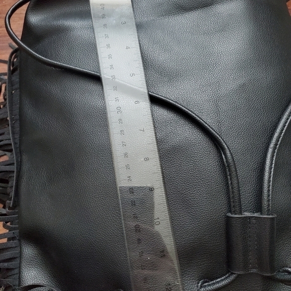 Victoria's Secret Fashion Show Black Leather Backpack Backstage Bag - Picture 11 of 11